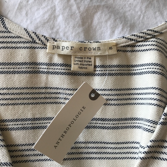 Anthropologie Paper Crown Bellevue Peplum Tank - Picture 7 of 8